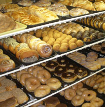 Case of Donuts and Pastries
